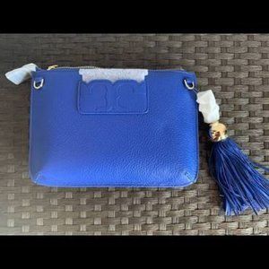 Tory Burch Tassel Leather Clutch Crossbody (NEW!)